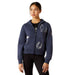 Ariat Youth Spiffy Full Zip Hoodie Color Navy