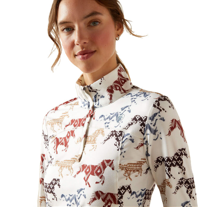 Ariat Womens Lowell 3.0 1/4 Zip Baselayer Color Multi