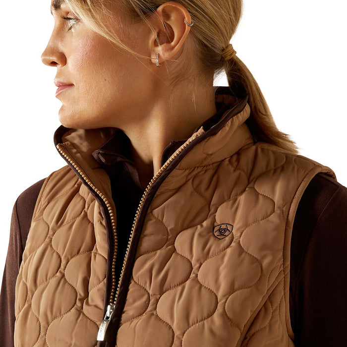 Ariat Womens Ashley 2.0 Insulated Vest Color Brown