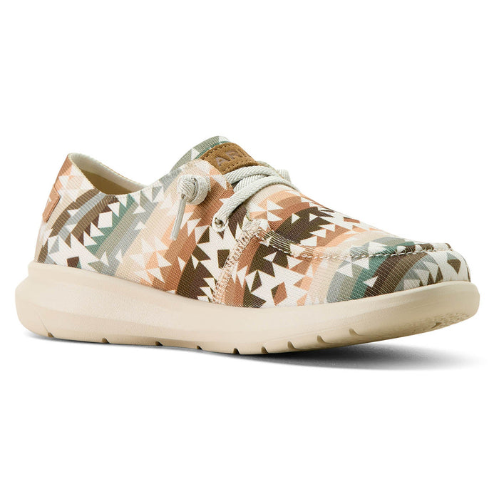 Ariat Womens Hilo Shoe, Natural Southwest Print, 6 Color Multi
