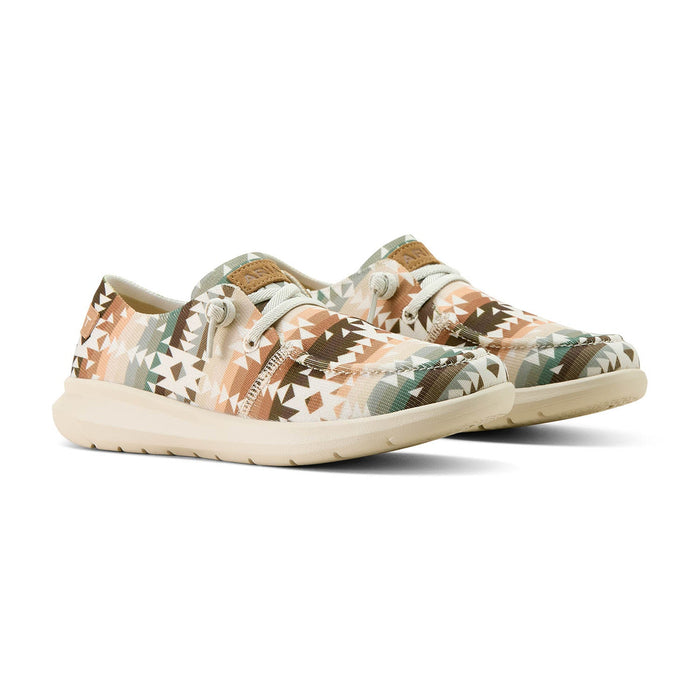 Ariat Womens Hilo Shoe, Natural Southwest Print, 6 Color Multi