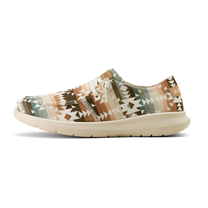 Ariat Womens Hilo Shoe, Natural Southwest Print, 6 Color Multi