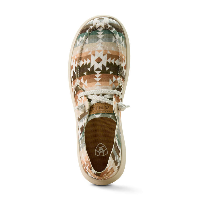 Ariat Womens Hilo Shoe, Natural Southwest Print, 6 Color Multi