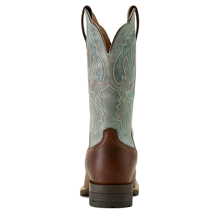 Ariat Womens Hybrid Ranchwork Wide Square Toe Western Boot, 6 Color Brown