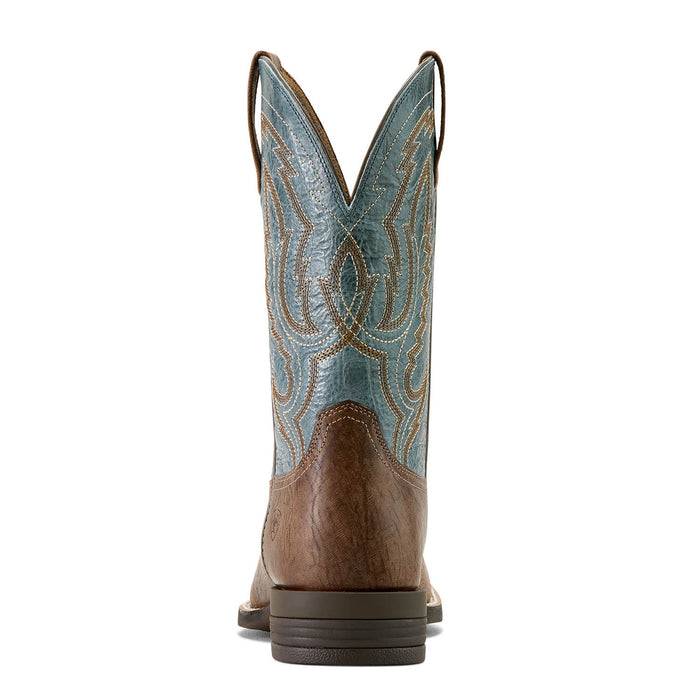 Ariat Mens Steadfast Wide Square Toe Cowboy Boot, 8 D Color Brown