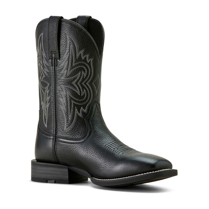 Ariat Mens Western Big Rig Wide Square Toe Cowboy Boot Color Black