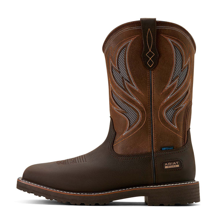 Ariat Mens Activator VentTek Waterproof Work Boot Color Dark Brown