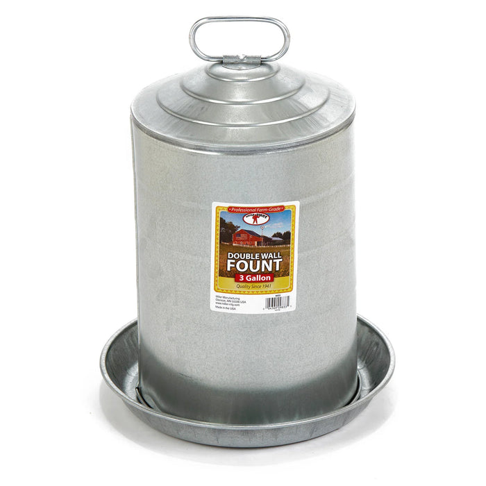 Little Giant Double Wall Fountain Poultry & Chicken Waterer