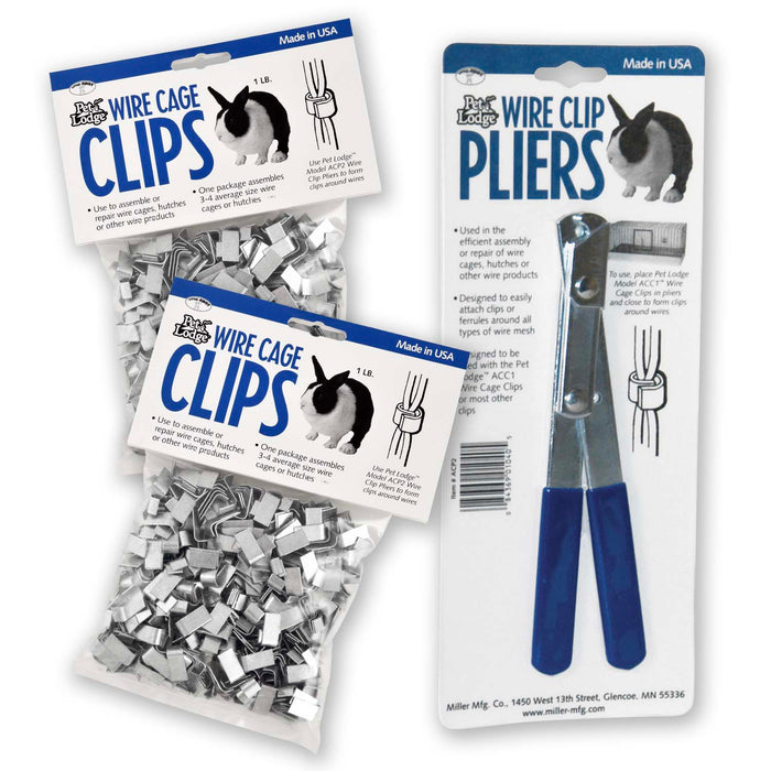 Lot De 8 Clips De Fixation Pour Cage à Lapin – En PP Résistant, Sans Perçage – Pour Hamsters Et Petits Animaux