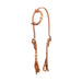 Harness and Rawhide One Ear Leather Headstall Color Harness