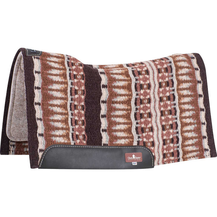 Classic Equine ESP Contour Blanket Top Saddle Pad Color Coffee/Cashmere