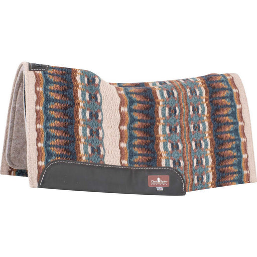 Classic Equine ESP Contour Blanket Top Saddle Pad Color Latte/Chestnut