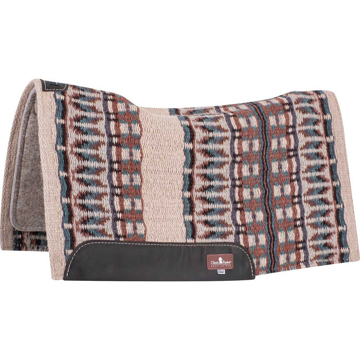 Classic Equine ESP Contour Blanket Top Saddle Pad Color Latte/Slate