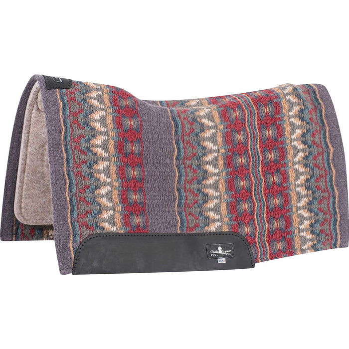 Classic Equine ESP Contour Blanket Top Saddle Pad Color Slate/Fawn