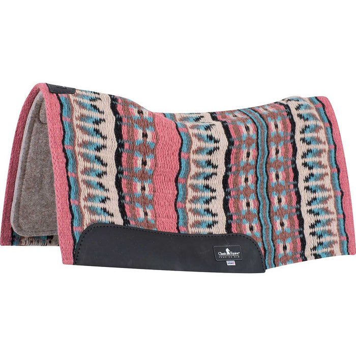 Classic Equine ESP Contour Blanket Top Saddle Pad Color Tobasco/Black