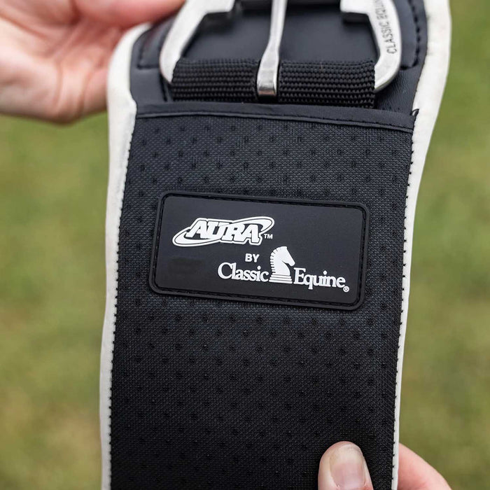 Classic Equine Aura Performance Air Flow Cinch, Straight Color Black