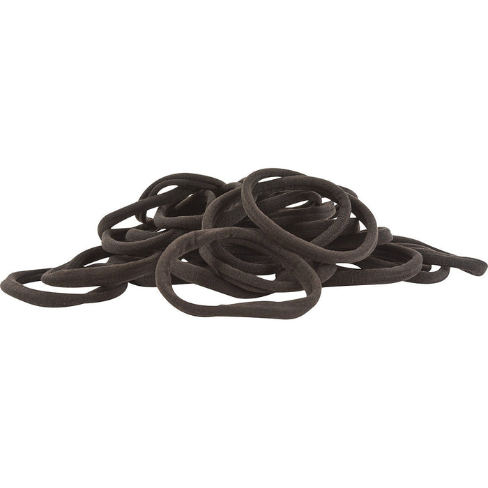 Classic Equine Jersey Tail Bands, Black Color Black