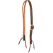 Martin Saddlery Ranahan Headstall with Dark Framed Diamond Tooling Color Brown