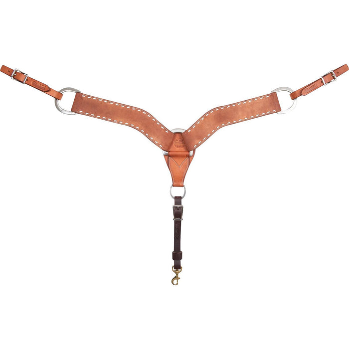 Martin Saddlery 2.75 Breast Collar with Buckstitch Color Brown