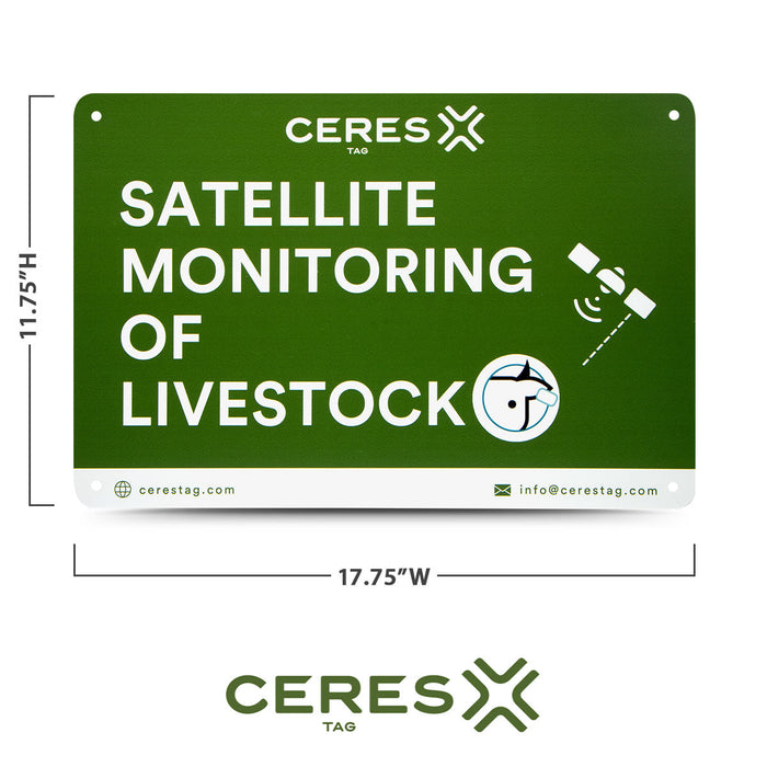 CERES RANCH Satellite Monitoring Signs for Cattle Theft Protection