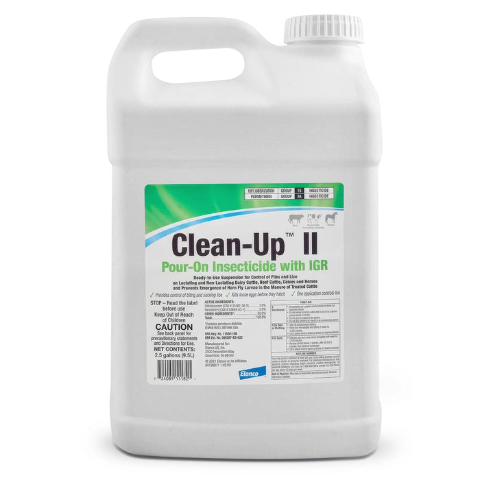 Clean-Up II Pour-On Insecticide with IGR for Fly Control
