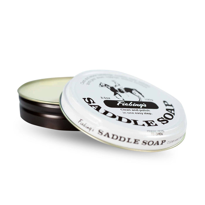 FIEBINGS WHITE SADDLE SOAP PASTE 3.5 OZ Color WHITE