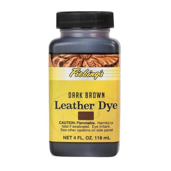 Leather Dye- 4 oz Color Dark Brown