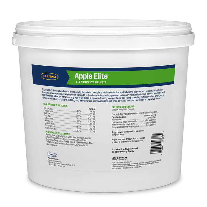 Farnam Apple Elite Electrolyte Pellets 7.5 pounds, 40 day supply Size 7.5LBS, 40pk