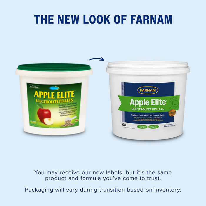 Farnam Apple Elite Electrolyte Pellets 7.5 pounds, 40 day supply Size 7.5LBS, 40pk