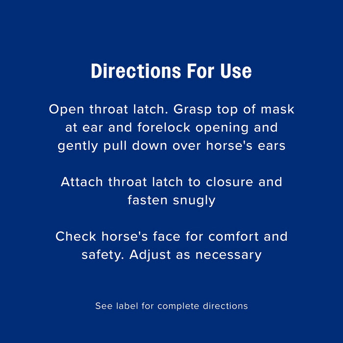 Farnam SuperMask II Horse Fly Mask without Ears