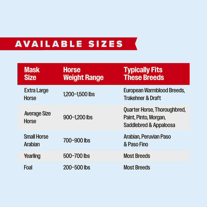 Farnam SuperMask II Classic Horse Fly Mask with Ears