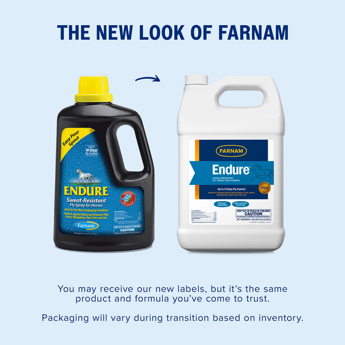 Farnam Endure Sweat-Resistant Fly Control Spray for Horses