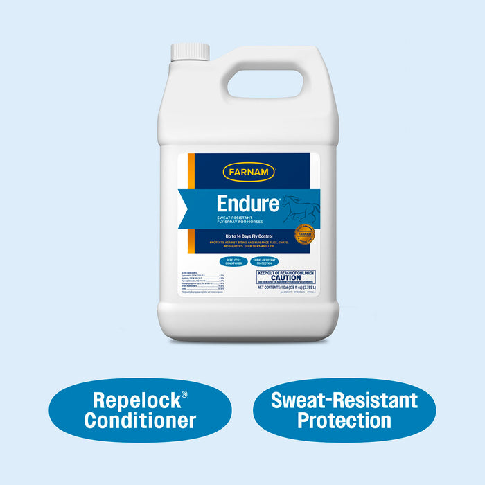 Farnam Endure Sweat-Resistant Fly Control Spray for Horses