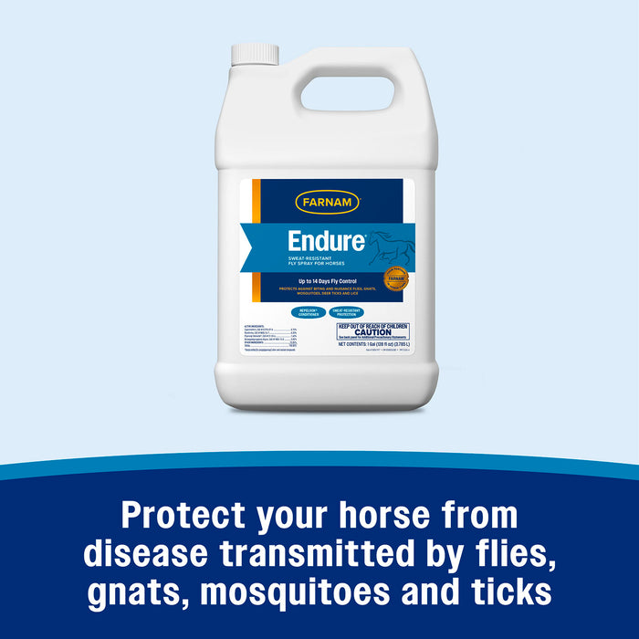Farnam Endure Sweat-Resistant Fly Control Spray for Horses