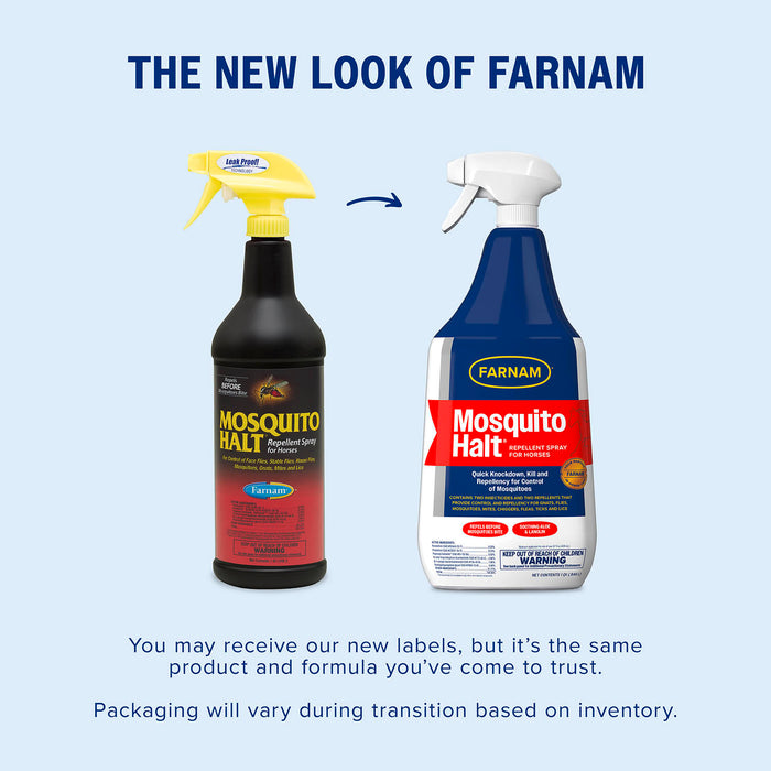 Mosquito Halt Repellent Spray for Horses, 32 oz