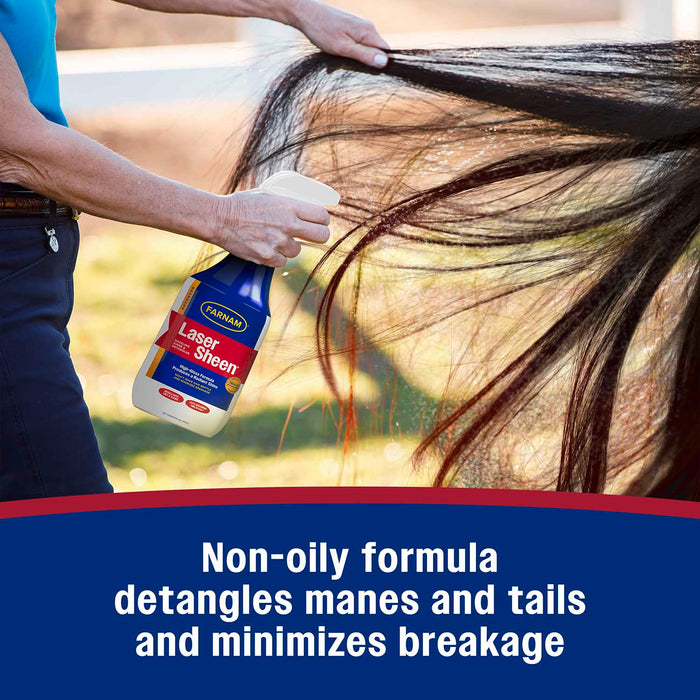Laser Sheen Ready To Use Horse Detangler & Coat Spray, 32 oz