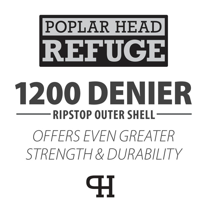 Jeffers Poplar Head "Refuge" 1200D Medium Weight Turnout Blanket, 240g - Waterproof, Breathable Horse Blanket