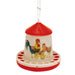 PLASTIC POULTRY FEEDER Color Red