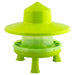 PLASTIC POULTRY FEEDER 4 KG. WITH LEGS & RAINHAT - GREEN LEMON Color Green Lemon