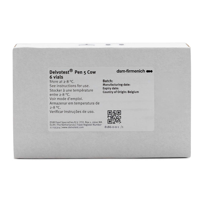 Delvotest Cattle Penicillin 5 ppb Control, 6-Pack