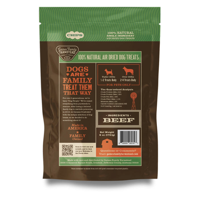 Air-Dried All Natural Single Ingredient Dog Treats – Beef, Chicken, Elk, Sweet Potato & Turkey Tendon, Grain-Free, High Protein, Made in USA