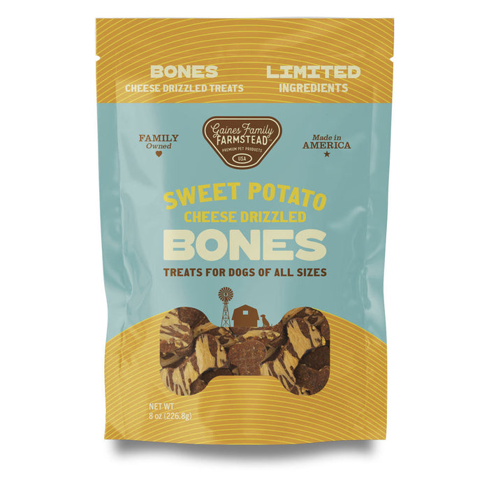 Sweet Potato Bones Dog Treats – All Natural, Limited Ingredient, Oven-Baked, Made in USA
