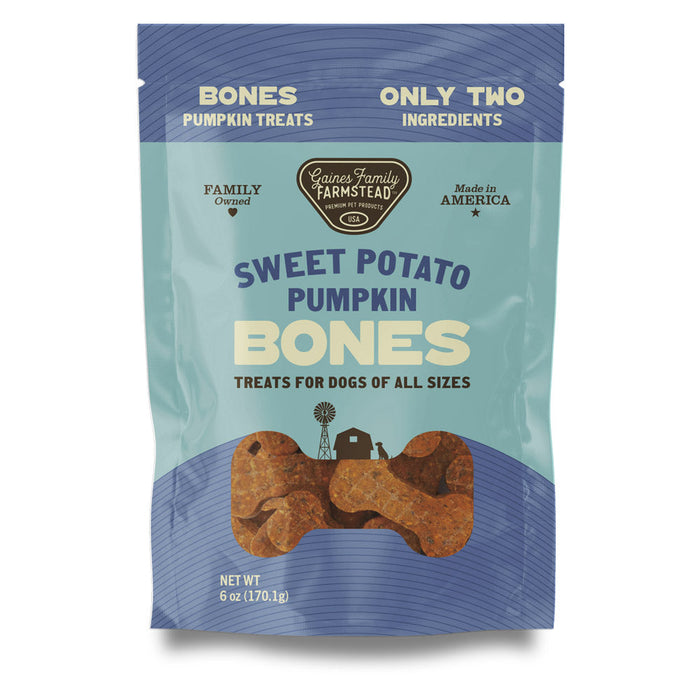Sweet Potato Bones Dog Treats – All Natural, Limited Ingredient, Oven-Baked, Made in USA
