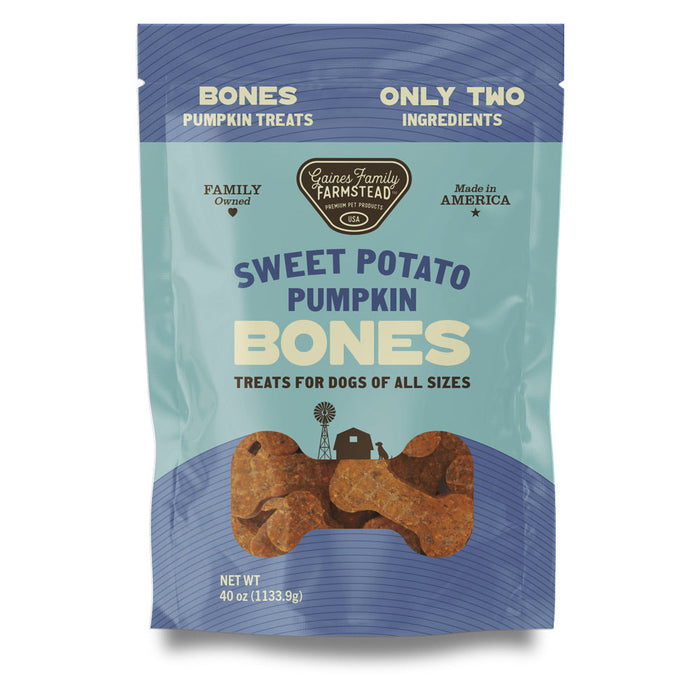 Sweet Potato Bones Dog Treats – All Natural, Limited Ingredient, Oven-Baked, Made in USA