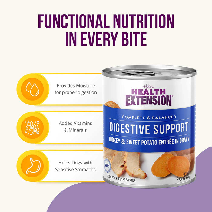 Health Extension Digestive Support Canned Food for Dogs, 9 oz