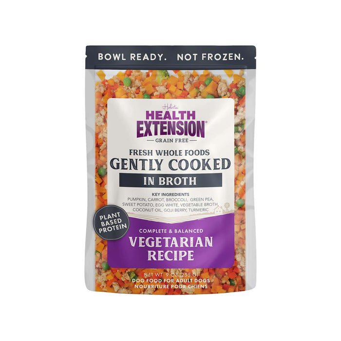Gently Cooked Grain Free Duck & Kale Recipe Pouches for Dogs -9oz Size 9oz