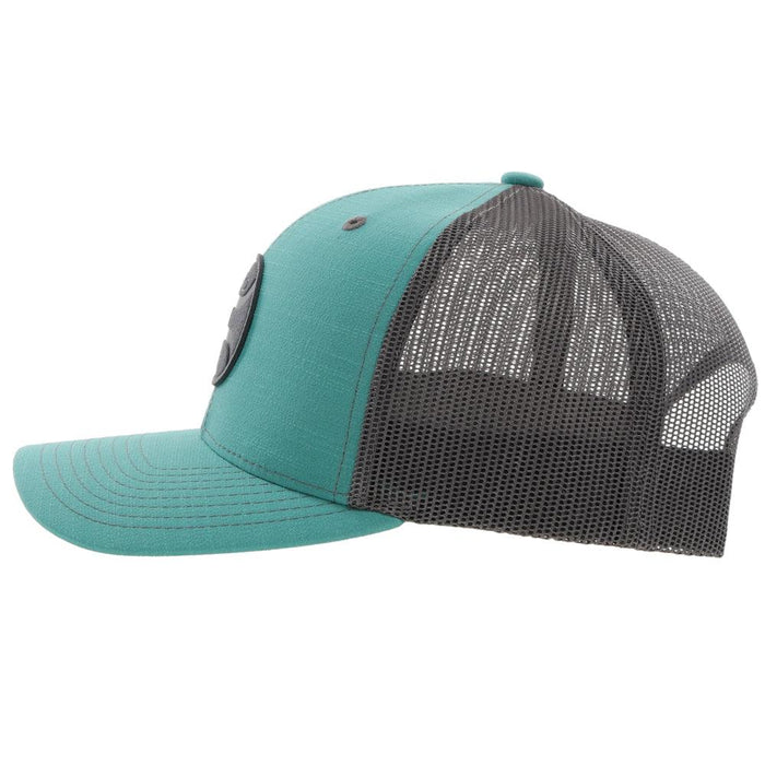 Hooey Adjustable Cap, Teal with Gray