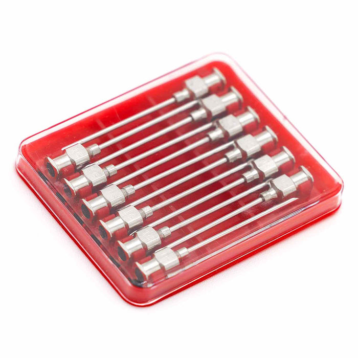 Jeffers Stainless Steel Veterinary Needles, 12 Pack