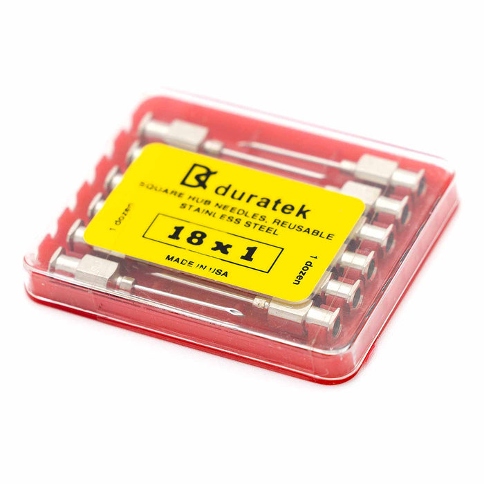 Jeffers Stainless Steel Veterinary Needles, 12 Pack