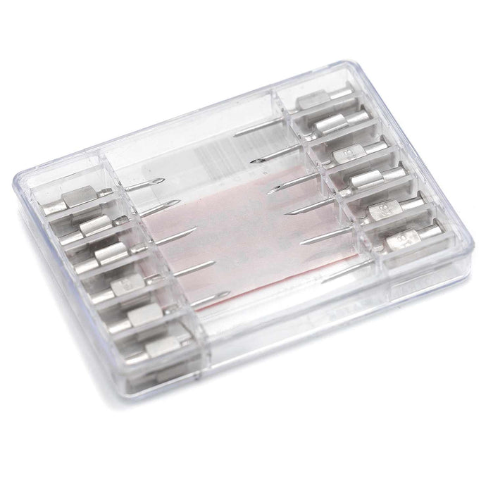 Jeffers Stainless Steel Veterinary Needles, 12 Pack